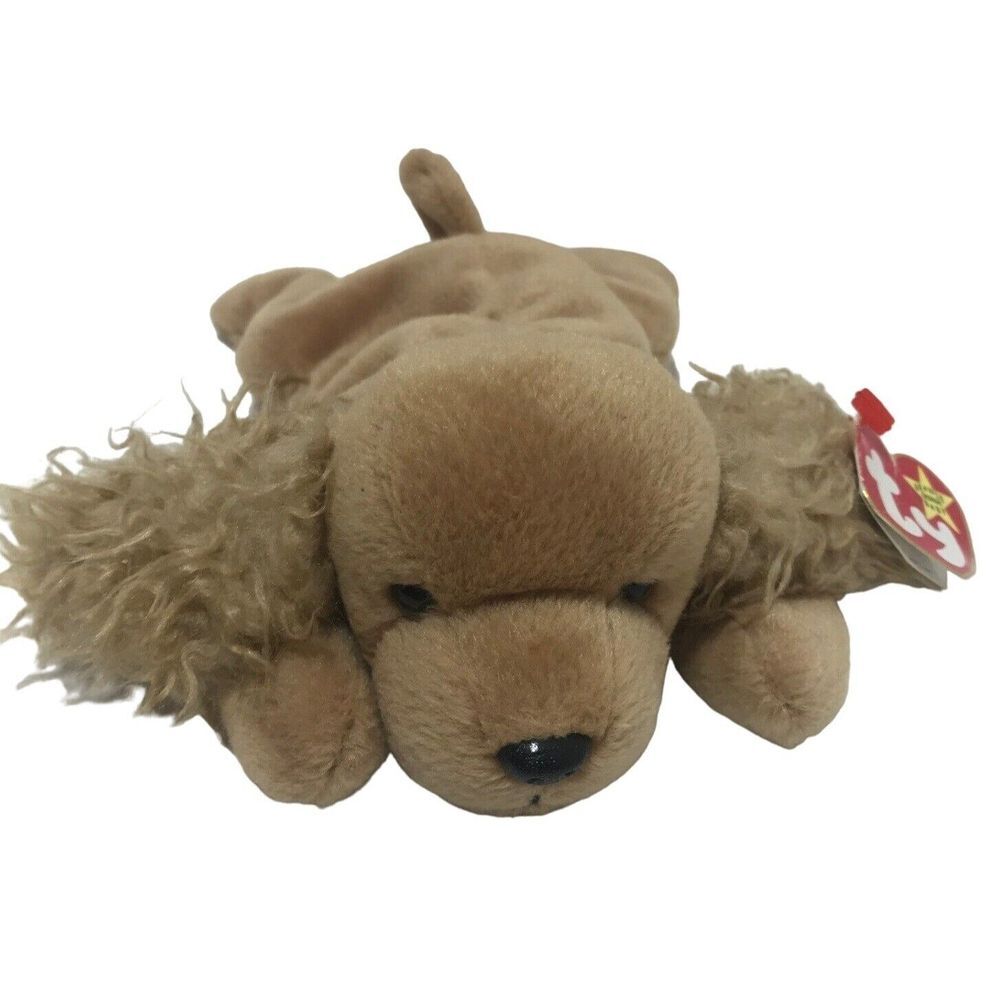 Ty Beanie‎ Babies Spunky dog retired vintage plush stuffed animal toy 1997